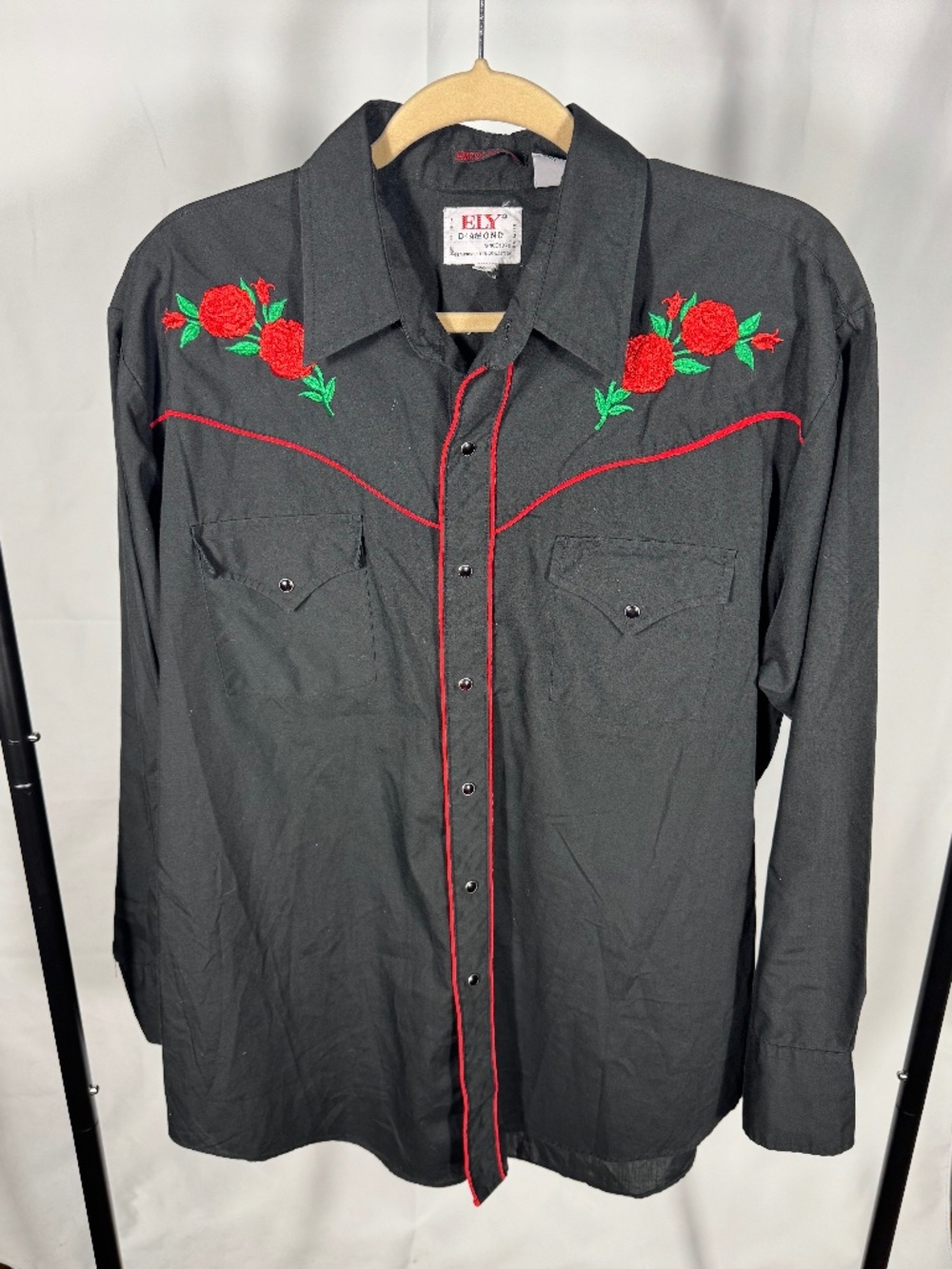 Vintage Ely Diamond Western Embroidery